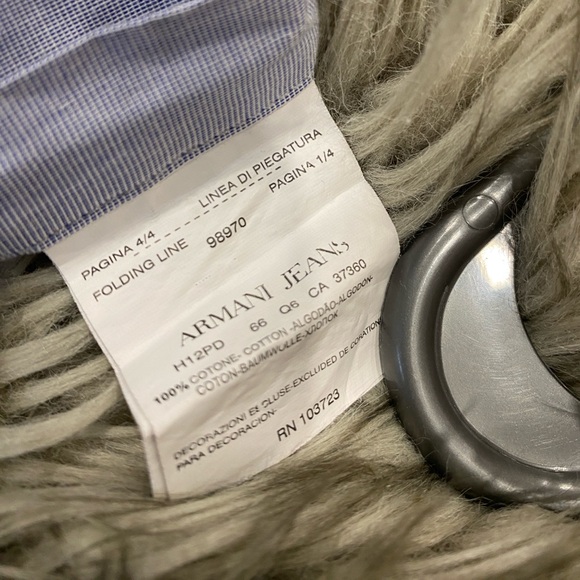 Armani Jeans Button Up Shirt Size Small - Picture 7 of 8